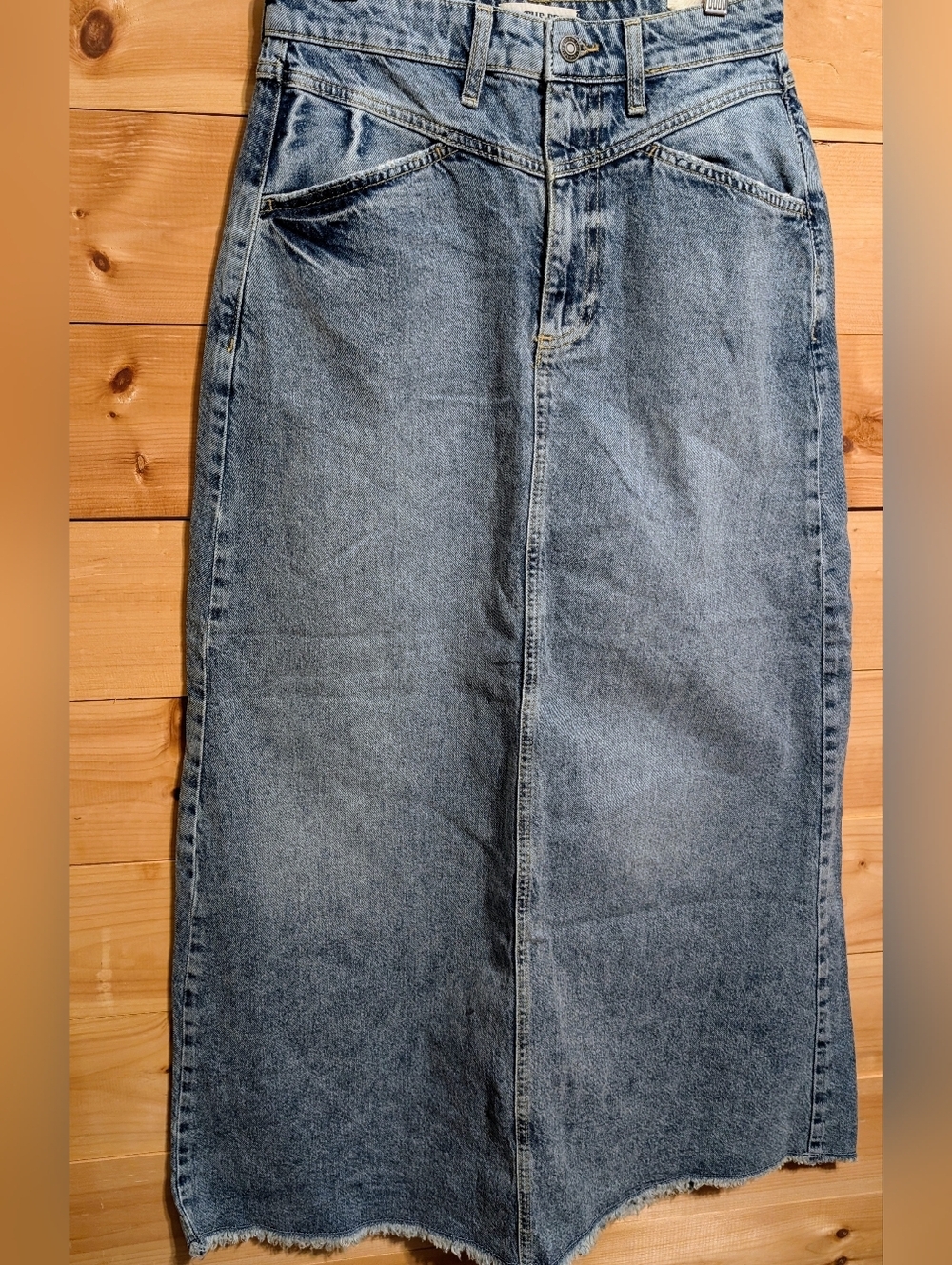 We The Free Come As You Are Denim Maxi, NWT, Size 2 *Retail 118 - Picture 5 of 5